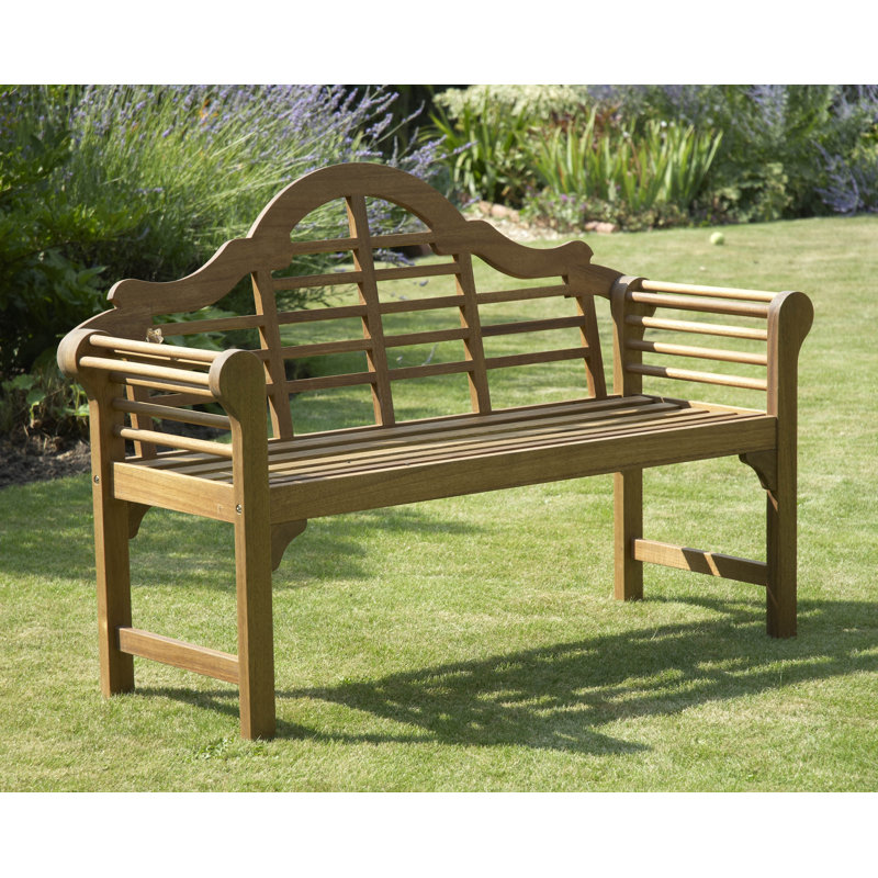 Gablemere Gartenbank Lutyens aus Holz & Bewertungen | Wayfair.de